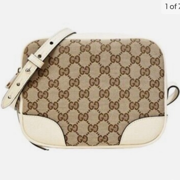 Gucci canvas Bree crossbody bag - Picture 1 of 14